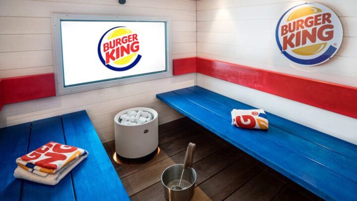 phòng xông hơi ở burger king phần lan